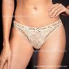 Calça sexy V transparente de renda vazada para mulheres americanas e europeias, calcinhas de algodão no entrepernas, fabricantes atacadistas de lingerie
