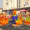 Equipo de Diversión Canguro Saltador Grande para 16 Personas, Potencia de 11.5Kw, Área de 10m, Saltos de 1.85m