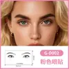 Adesivos de Tatuagem para Olhos com Folha Dourada Estilo Europeu e Americano Impermeáveis Resistentes ao Suor Duradouros Temporários Maquiagem para Festa Estilo Ins Transfronteiriço Adesivos de Maquiagem