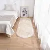 Tapete de Pelúcia para Sala de Estar, Quarto, Cabeceira, Closet, Janela de Canto, Tapete de Lã Sintética, Tapete de Sofá