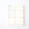 Plan de negocios simple, bloc de notas, bloc de notas desprendible, plan mensual, bloc de notas, plan semanal