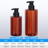 Fabricante en stock Botella de loción con bomba sub-botella de cosméticos de alta gama 500ml hotel avanzado Botella de champú marrón