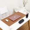 Mouse Pad Extra Grande Couro Almofada de Escrita Estudante Tapete de Mesa Couro Couro para Laptop Mouse Pad Couro Grande