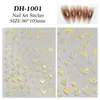 Pegatinas para Uñas Corazón Hueco Graffiti Estilo Plano Pintado a Mano Corazón Láser Pegatinas de Arte para Uñas DIY Joyería Dh1001