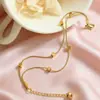 Nuevo Pulsera de Acero Inoxidable de Moda Lele Jewelry para Mujer, de Doble Capa, Multicapa, Personalizable, Moderna, Versátil Joyería para Mujer