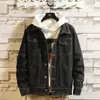 Outono/Inverno 2026 Novo Estilo de Rua Europeu e Americano Jaqueta Jeans Masculina Algodão Casual Slim Fit Jaqueta Casaco Jeans Masculino
