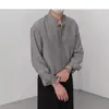 Camisa de Cuello Largo Holgada Estilo Nuevo Chino de Alta Gama para Hombre Primavera Verano Otoño Invierno Top Delgado Moda Casual Camisa de Lino