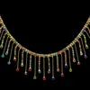 Cadena de Diamantes, Cadena de Cordón con Borlas, Ropa y Accesorios Transfronterizos para DIY, Cadena de Cintura de Diamantes de Agua, Cadena de Garra Soldada, Accesorios de Diamantes