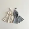 Chal coreano Yipan para niños, sombrero de invierno para niñas con estampado de estrellas, integrado, a prueba de viento y cálido, para exteriores, venta al por mayor