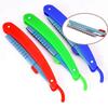 Lâminas para Aparar Sobrancelhas 10 Peças/Caixa Feather Aço Inoxidável Lâmina Afiada Suporte de Lâmina Conjunto Combinado de Lâminas Correspondentes