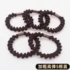 Preto Alto Ponytail Manchete Simples elegante Rubber Band Corda de cabelo das mulheres Alto elástico durável anel de cabelo Headwear Headwear
