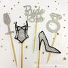Decoración de Pastel de Repostería Sexy Conjunto de Bikini Enchufe para Pastel para Fiesta de Despedida de Soltera Decoración de Mesa de Postres