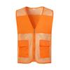 Chaleco de voluntario con red de pesca transpirable, ropa de trabajo, chaleco con estampado de rejilla publicitaria, chaleco de voluntario de servicio público con logotipo personalizado