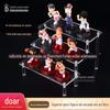 Boneca de Caixa Surpresa Feita à Mão Escada para Boneca Estante Coleção Bubble Mart Rack de Exibição Multicamadas Artefato Acrílico Armazenamento