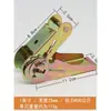 Tensionador de Corda 25MM Tensionador 40MM Apertador Correia de Aperto Tensionador de Catraca Cinta de Avião Cinta de Amarração de Carga
