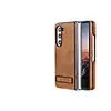 Aplicable a la funda con soporte para teléfono móvil Samsung zfold7 Fold6 cobertura total anticaída 5ª generación tapa abatible 4ª generación funda de cuero plegable 3