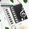 Suporte de Partitura Personalizado Livro de Informações A4 Plástico Livro de Partituras de Piano Livro de Partituras para Reescrever Anti-Reflexivo Extração de Partitura de Piano Logotipo Impresso