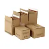 Cajas con cierre de cremallera en stock, cajas express con precinto de apertura sin cinta, cajas de cartón corrugado extra duras y gruesas, fabricante de cajas de embalaje para logística de comercio electrónico