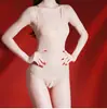 Maiô Sexy Brilhante Transparente Tentação Body Apertado Erótico 5D Sedoso Pérola Massagem Roupa de Banho Escolar Lingerie para Mulheres