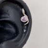 Colección de clavos para el hueso de la oreja súper geniales, moda punk, clavo coclear, tornillo para perforación de oreja, pendientes de acero de titanio de gran venta transfronteriza.