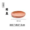 Bandeja de Madera para Exteriores para Té Helado y Snacks, Bandeja de Madera de Ébano, Bandeja de Frutas, Bandeja de Snacks con Alto Valor Estético