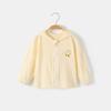 Ropa de Verano Anti-Sol para Niños Delgada Transpirable para Bebé Color Sólido Camisa de Aire Acondicionado Ropa Protectora Solar para Bebé Chaqueta de Manga Larga