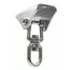 Acero inoxidable 304 hebilla colgante techo aerial yoga fitness saco de arena columpio hamaca silla placa fija gancho placa colgante