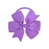 Cross-border Popular Girls Multi-color 6-canto Knot Hair Tie Ribbed com Swallowtail Style Handmade Bow Hair Tie Hot Selling Rubber Band
