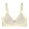 Roupa Íntima Feminina Tila Ice Silk Refrescante Sem Costura, Efeito Push-up Emagrecedor, Reduz Gordurinha Lateral, Anti-Queda, Sutiã Ultra Fino Respirável Confortável