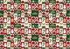 Papel de presente vintage de Natal fofo desenho animado estilo ins decoração de caixa de presente de aniversário papel de presente atacado