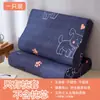 Funda de almohada de algodón y látex lavable, funda de almohada de espuma viscoelástica 50x30 para una persona, 60x40 para adulto y niño, juego de dos
