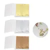 Papel Folha de Ouro Transfronteiriço 8,5* 8cm Taiwan Papel Folha de Ouro Imitação Artesanato com Folha de Ouro Queima de Folha de Ouro Folha Colorida 8,5