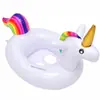 Asiento Inflable de Unicornio de Dibujos Animados para Niños, Asiento para Jugar en el Agua para Bebés, Juguete Acuático Popular para Piscinas y Playas