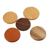 Posavasos de Madera Maciza Multimaterial en Stock, Bases Cuadradas y Redondas Aislantes del Calor para Uso en el Hogar y Restaurantes, Posavasos Antideslizantes para Bandejas de Té, Logo Personalizable