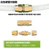 Conector libre de presión para manguera de prensa de pesticidas agrícolas, conector de reparación de roturas para manguera de alta presión de pulverizador de pesticidas, accesorios de conector de bomba de pesticidas de cobre puro