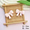 Dibujos animados lazo brillante accesorios de resina diy funda de teléfono móvil refrigerador soporte para teléfono móvil parche material para accesorios de cabello venta al por mayor