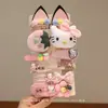 Gran Venta Otoño e Invierno Pasador para el Cabello Niños Dibujos Animados Kuromi Pasador para el Cabello Niña Pequeña Lazo Flequillo Pinza BB Accesorios para la Cabeza de Bebé