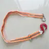 Fabricante de Eslingas Reflectantes para Minería de 1.7 Toneladas Vende Cinta Reflectante Fluorescente de Seguridad con Gancho Doble, Cinta Anticaídas con Hebilla Doble