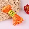 Cuerda de nailon tejida a mano con nudo chino, gruesa, de 5 a 10 m, color rojo, 2,5 mm