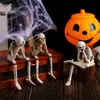 Decoraciones de Halloween Transfronterizas: Esqueleto Gótico Resina Casa Fantasma Fiesta en Casa Artículos de Decoración para el Hogar
