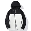Jaqueta Única de Montanha Fina para Primavera e Outono, Estilo Outdoor, para Homens e Mulheres, Corta-vento e Impermeável, Funcional, Roupa de Montanhismo para Casais, Jaqueta com Capuz Respirável