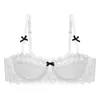 Nova coleção de outono: Lingerie bordada em renda, estilo francês, sexy, ultrafina, pura e sedutora, projetada para seios pequenos, com efeito push-up, na cor vermelho vibrante