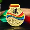 Medalla Dorada de Taekwondo Fútbol Baloncesto Medalla de Juegos de Maratón Medalla Bronce
