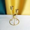 Venta directa transfronteriza candelabro de hierro de múltiples cabezas tiempo romántico decoración de hierro decoración de restaurante dormitorio accesorios para películas televisión bodas