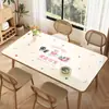 Nuevo modelo 2025 mantel de mesa de PVC, impermeable, a prueba de aceite, mantel lavable, protector de mesa resistente al calor, cubierta para mesa de centro de sala de estar