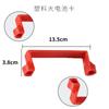 Accesorios para Aspersor Eléctrico Cable Trenzado Tapa Amarilla Clip de Batería de Plástico Soporte de Batería Clip de Plástico