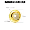 Cuentas ajustables de posicionamiento chapadas en oro y plata XD, accesorios de anillo de silicona de plata S925, collares y pulseras telescópicos para bricolaje, venta al por mayor