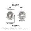 Moeda do Espírito da Montanha Anel de Cartão de Prata Pura Joia Estilo Chinês Pulseira Espaçador Acessório DIY Espaçador Artesanal Contas Decoração