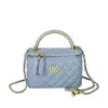 Bolso Pequeño Cuadrado Nuevo de Otoño e Invierno para Mujer, Bolso de Mano Versátil con Cadena Texturizada, Bolso de Hombro Cruzado Acolchado de Moda Estilo Pequeño Fragante