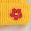 Broche Paloma de la Paz Esperando la Paz Pequeña Flor Roja Insignia de Estudiante Femenina Forma de Premio Accesorios para Traje Bolso Suéter Ramillete